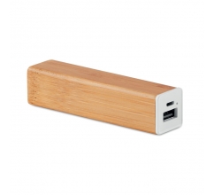 Powerbank 2200 mAh Bambus bedrucken