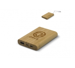  Powerbank Bambus 5.000mAh bedrucken