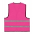 Promo Sicherheitsweste Polyester XL roze