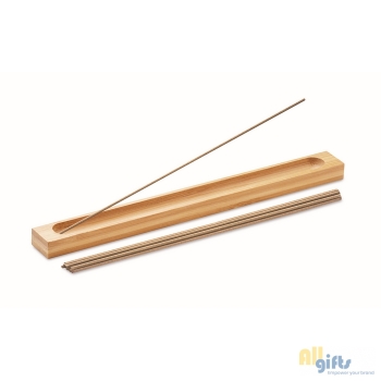 Bild des Werbegeschenks:Räucherstäbchen-Set Bambus