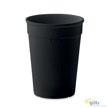 Bild des Werbegeschenks:Recycelter PP-Becher 250 ml