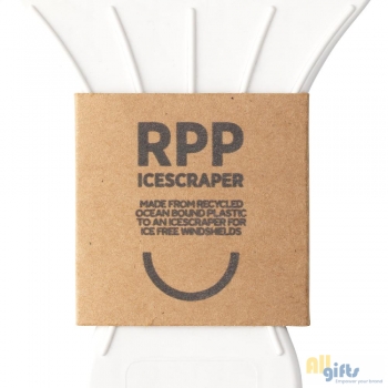 Bild des Werbegeschenks:Recycled Social Plastic Ice Scraper Eiskratzer