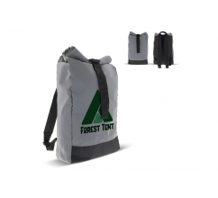 Reflektierender Rolltop-Rucksack 26x13x50cm bedrucken