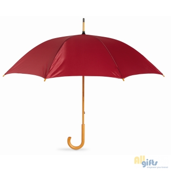Bild des Werbegeschenks:Regenschirm mit Holzgriff