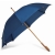 Regenschirm mit Holzgriff blauw