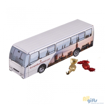 Bild des Werbegeschenks:Reisebus mit Metallic Sweets