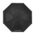 Reverse Umbrella umgekehrter Regenschirm 23 inch zwart/grijs