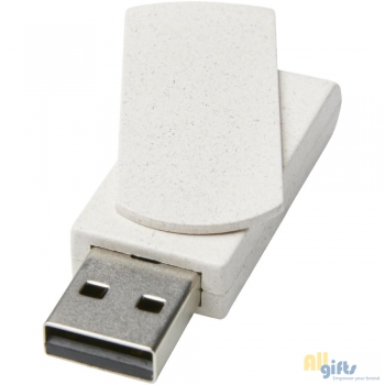 Bild des Werbegeschenks:Rotate 4 GB Weizenstroh USB-Stick