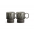 Sagaform Coffee & More Kaffeebecher 2 Stück 250ml donker grijs