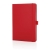 Sam A5 Notizbuch aus RCS zertifiziertem Lederfaserstoff rood