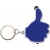 Schlüsselanhänger aus ABS-Kunststoff Melvin blauw