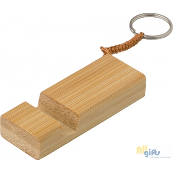 Bild des Werbegeschenks:Schlüsselanhänger aus Bambus Kian