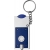 Schlüsselanhänger aus Kunststoff Madeleine blauw