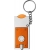 Schlüsselanhänger aus Kunststoff Madeleine oranje