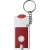 Schlüsselanhänger aus Kunststoff Madeleine rood