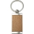Schlüsselanhänger aus Metall & Holz Jennie bruin