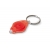 Schlüsselanhänger mit Mini-Taschenlampe frosted rood