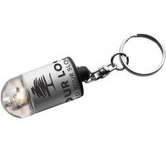 Schlüsselanhänger mit Taschenlampe Carly bedrucken