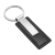 Schlüsselanhänger perris rectangular zwart/zilver