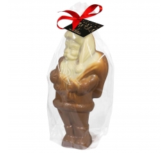 Schokoladen-Weihnachtsmann bedrucken