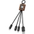 SCX.design C19 Easy to Use Kabel aus Holz mit Leuchtlogo hout/zwart