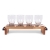 SENZA Tasting Table With 4 Glasses 