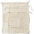 Set aus drei wiederverwendbaren Taschen aus Baumwollgewebe Adele 
