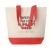 Shopping Tasche Canvas rood