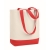 Shopping Tasche Canvas rood