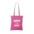 Shoppy Colour Bag (135 g/m²) Baumwolltasche roze