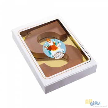 Bild des Werbegeschenks:Sinterklaas Buchstabe "S" Milchschokolade 150 Gramm