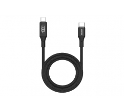 Sitecom CA-1005 USB-C to USB-C Power cable with LED display bedrucken