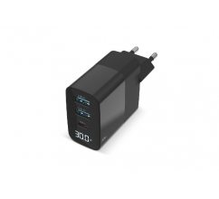 Sitecom CH-1001 30W GaN Power Delivery Wall Charger with LED display bedrucken