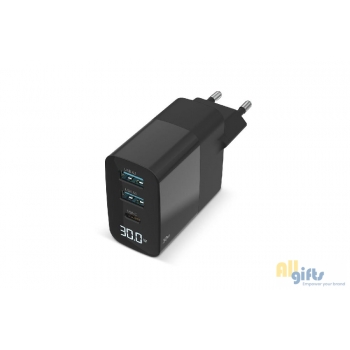 Bild des Werbegeschenks:Sitecom CH-1001 30W GaN Power Delivery Wall Charger with LED display