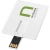 Slim 2 GB USB-Stick im Kreditkartenformat wit