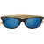 Sonnenbrille aus ABS und Bambus Luis blauw