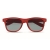 Sonnenbrille RPET transparant rood
