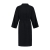 Sophie Muval badjas kimono model, 380 gr/m2 zwart