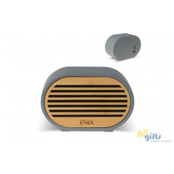 Bild des Werbegeschenks:Speaker and wireless charger limestone 5W