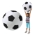 Spielball "Soft-Touch", large Black/white