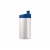 Sportflasche Design 500ml wit / donker blauw