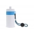 Sportflasche mit Halteschlaufe 500ml wit / licht blauw