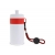 Sportflasche mit Halteschlaufe 500ml wit / rood