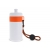 Sportflasche mit Halteschlaufe 500ml wit / oranje