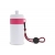 Sportflasche mit Halteschlaufe 500ml wit / roze