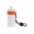 Sportflasche mit Halteschlaufe 500ml wit / oranje
