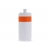 Sportflasche mit Rand 500ml wit / oranje