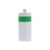 Sportflasche mit Rand 500ml wit / groen