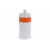 Sportflasche mit Rand 500ml wit / oranje