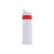 Sportflasche mit Rand 750ml wit / rood